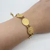 Link Armbanden MANDI 2023 Poef Turks Arabisch Munt Armband Hoge Kwaliteit vergulde Non-fading Bangle Voor Vrouwen sieraden