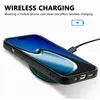 Magnetic Wireless Charging PU Leather Cases For Iphone 15 Plus 14 Pro Max 13 12 11 Iphone15 Cube Fire Hard PC Plastic Soft TPU Magnet Car Mobile Phone Back Cover Skin
