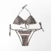 2023 Top Women Designer Swimwear Leopard print Bikini Set Summer and Refreshing Strappy sexy Bikinis Sets Two-piece/set Swimwears