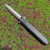 High Hardness Folding Knife 440C Stainless Steel Blade ABS Fiber + All Steel Lining Handle Outdoor Survival Pocket Knife