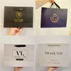 Shopping Bags 10 Pcs Custom Gift Paper Package Bag For Small Business Wedding Favors Valentines Day Gifts Bag Personization Package Bags 230909