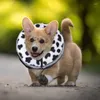 Dog Collars Inflatable Collar Adjustable Speckled Pattern For Protective Donut That Does Not Block Vision E Dogs Cats