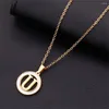 Pendant Necklaces Fashion Handmade Gratis Jewelry Set Designer Gift Charm Gold Stainless Steel/Shell 26 Letter Card Necklace For Woman