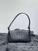 Luxus-Handtasche für Damen Botega Woven Damen Stricken Handgenäht 7a Echtes Leder Vielseitig und Design Schlaufe Kameratasche Messenger Bag Y3A8M