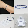 Beaded Mg0028 Partihandel 4 mm Lapis Lazi Mini Gemstone Armband Natural Stone Womens Yoga Mala Pärlor smycken Drop Delivery Bra Dhgarden Dhraw