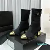 2023 – Luxus-Martin-Stiefel in reiner Farbe für Damen, Obermaterial aus echtem Leder, mehrere Farben, Outdoor-Party, atmungsaktiver Stiefel, Damenmode, bequeme Schuhe mit hohen Absätzen