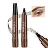 Eyebrow Enhancers 4 Point Pencil Waterproof Liquid Pen Makeup Long Lasting Fork Tip Brow Cosmetic Microblade 230911
