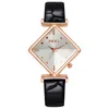 Wristwatches سيداتي يشاهد الفخامة niche diamond Glass Sugar c Ube Quartz Women Square Digital Watches Montre Femme