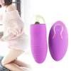 Erwachsene Spielzeug Vibro-ei Drahtlose Fernbedienung Vibrator 10 Geschwindigkeit Leistungsstarke Sex für Frauen Vaginal Ball G-punkt Stimulation der Klitoris 18 230911