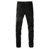 2023 Nieuwe Designer Heren Jeans Gat Lichtblauw Donkergrijs Italiaans Merk Herenbroek Straatjeans Skinny Slim Straight Bike Jeans D2 Topkwaliteit