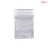 Bolsas de jóias Clear Bag Resealable Zipper Plastic Grip Pack para pulseira brincos 97qe