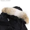 Homens para baixo de alta qualidade Mens jaqueta casaco real grande pele de lobo canadense Wyndham sobretudo roupas moda estilo inverno outerwear parka l230912