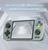 Draagbare gamespelers ANBERNIC RG405M Handheld gameconsole 4 inch IPS touchscreen T618 CNC / aluminiumlegering Android 12 draagbaar Retro