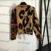 Classic Leopard Sweaters Womens Pullover Sweater Christmas Personality Knit Tops Girls Lovely Charm Sweater Coat