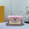 Designer-Umhängetaschen, luxuriöse Pochette-Kettentaschen, modische Damentaschen, hochwertige Schultertaschen, Messenger-Taschen, Designer-Umschlagtaschen, Flap-Kette-Clutch-Taschen #Pink