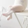 Kadın Çorap Bebek Kız Taytlar Kablo Örgü Bow Toddler Kız Pamuk Külotlu Köprü 0-4 yıldır