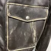 Giacca da donna in pelle YOLOAgain genuina di alta qualità da donna 2023 autunno oversize vintage motociclista da donna