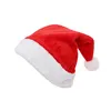 Decorações de festa de Natal chapéus de pelúcia curtos de Natal para adultos e crianças chapéus de Natal boné de Natal por transporte marítimo P77