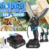 3000 W 6 Inch 88 V Mini Elektrische Kettingzaag Met 2 Stuks Batterij Houtbewerking Cutter Snoeien Kettingzaag Tuin Logging Saw Power Tool 21102271d