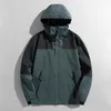 Herrjackor Autumn Men Hooded Jacket Ytterkläder Spring Outdoor Travel Waterproof Coat Spliced ​​Beteckna Cut Wind 230911