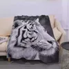 2023 Decke Wildlife 3D HD Bild Anpassung Designer Weicher Teppich Sofa Bettwäsche Halloween Weihnachtsgeschenk