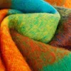 Sciarpe Sciarpa di cashmere di marca invernale da donna Scialli a griglia arcobaleno per uomo e donna G1120
