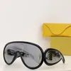 Maska w fali retro okulary przeciwsłoneczne dla mężczyzn i kobiet Ochrona przeciwsłoneczne Ochrona przeciwsłoneczne luksusowe okulary przeciwsłoneczne plażowe gogle lw40108i