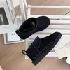 Designer Ultra Mini Platform Boots Australia Tazz Slippers Tasman Fur Slides Womens Snow Boot Comfort Sheepskin Ankel Booties Winter Suede Woolen Shoes Storlek 35-44