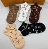 2023 Nya strumpor Autumn Winter Designer Socks for Men Women Par Mens Socks Breattable Short Boat Sock Luxury Sportsocks Youth Letter Casual Cotton Sock