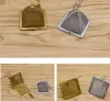 100pcs/lot Stainless Steel Pyramid Tea Infuser Tea Strainer Loose Teapot Leaf Filter Teaware Tool Accessories 911