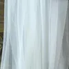 Brautschleier V154 Kurz mit Kamm Jakobsmuschel Spitzenbesatz Hochzeitsschleier Fingerspitzenlänge Zubehör für Braut Blumen Französisch