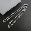 925 Silver Fit Necklace Heart Women Fashion Jewelry Real Me Link Snake Chain Chunky Infinity Knot Rose Pärlor Sliding