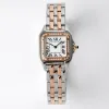 U1 Top AAA Nieuwe Mode Dames Vierkant Goud Diamanten Bezel Horloge Serie Casual Dame Quartz Ultra Dunne Panthere G Factory Horloges roestvrij stalen band montres reloj