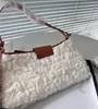 Women Terry Torby na ramię designerskie torebki stylowe lady crossbody torebki zimowe eleganckie miękki pluszowe torba na zakupy torebka pu246i