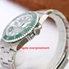 Orologi da uomo di lusso VS Factory 116610 quadrante verde 40mm cal.3135 movimento orologio meccanico automatico impermeabile Orologio in ceramica zaffiro luminoso in acciaio inossidabile