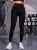 Kvinnors leggings sexiga ihåliga svarta sömlösa kvinnor fitness gym yoga byxor hög midja sport kvinnliga kläder