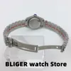 Armbandsur 2023 26mm Women's Classic Mechanical Watch NH05 Movement Silver Case Green Dial Sapphire Glass Elegant