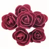 Couronnes de fleurs décoratives 500 pièces 3 cm mousse artificielle têtes de roses fleur pour couronne de bricolage décoration de mariage à la maison faux accessoires faits à la main Otopq