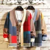 Sweters Męskie swetry 2023 Męskie luksusowe modne dzianinowe kardigany swobodne modne modne odzież streetwearu Rozmiar 5xl 6xl 7xl HKD230911
