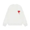 Damessweaters met capuchon Mannelijke en vrouwelijke ontwerper Parijs Kwaliteitssweater met capuchon Geborduurd Rood Liefde Winter Trui met ronde hals Paar sweatshirts #05F2BF