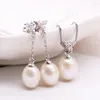 Halsbandörhängen set Wuzhou Soxw Natural Freshwater Pearl Jewelry and For Women Pendant