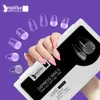 False Nails Beautilux Short Full Cover Matte Gel Tips Nail Art American Capsule Press On Coffin Almond Oval Fake Express 230909