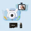 Toy Cameras Children Mini Digital Camera Vintage Education Toys Kids 1080p Projection Video Outdoor Pography Gift 231008