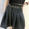 Stern Metall Taille Kette Damen Gürtel Y2k Kleid Kurzer Rock Niedlicher japanischer Stil Persönlichkeit Kettengürtel Student Kleid Taillengürtel