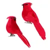 Decorative Figurines Bird Wedding Christmas Decorations White Creative Miniature The