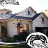 Party Decoration 30Cm/50Cm/75Cm/90Cm/125Cm/150Cm/200Cm Black Spider Halloween Haunted House Prop Indoor Outdoor Nt Decor Drop Delive Dhrwv