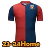 Genua CFC Fußballtrikots 23/24 zu Hause und auswärts Rossoblu PUSCAS CODA EKUBAN YALCIN RETEGUI STROOTMAN SABELLI ILSANKER 2023 20224 130. Jubiläumsausgabe-Shirt