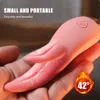 Volwassen Speelgoed Tong Likken Vibrator Voor Vrouwen G Spot Clitoris Stimulator Dildo Tepel Masturbator Likken Vibrators Sex 230911