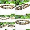 Beaded Mg0728 Mens Tigers Eye Buddha Mala Bracelet Reiki Spiritual Yoga Prayer Stretch Womens Tibetan Jewelry Drop Delivery B Dhgarden Dhxa2