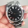 トップセリング高品質の腕時計BPメーカー永続的な39mmブラックダイヤル214270エクスプローラーNo Date Asia 2813 Mechanical Automatic PRA2702